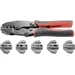 TOOLCRAFT PZ-505 818645 Crimpzange 7teilig Koaxial-Steckverbinder BNC, TNC, LWL-Stecker RG6, RG8, RG11, RG58, RG59, RG62, RG174 TOOLCRAFT PZ-505 818645 Crimpzange 7teilig Koaxial-Steckverbinder BNC, TNC, LWL-Stecker RG6, RG8, RG11, RG58, RG59, RG62, RG174