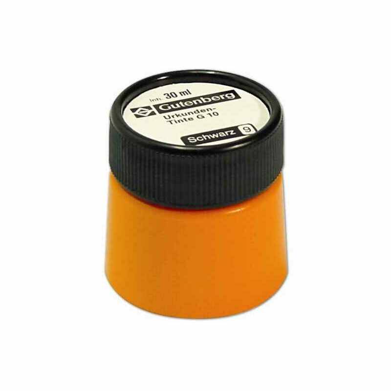 Gutenberg Urkundentinte, 30 ml, schwarz