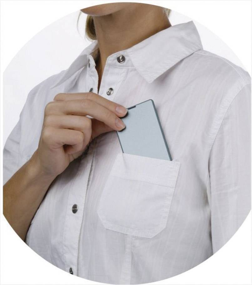 Eschenbach 152122 Handlupe mit LED-Beleuchtung Vergrößerungsfaktor: 4 x Linsengröße: (L x B) 86mm x 54mm Blau