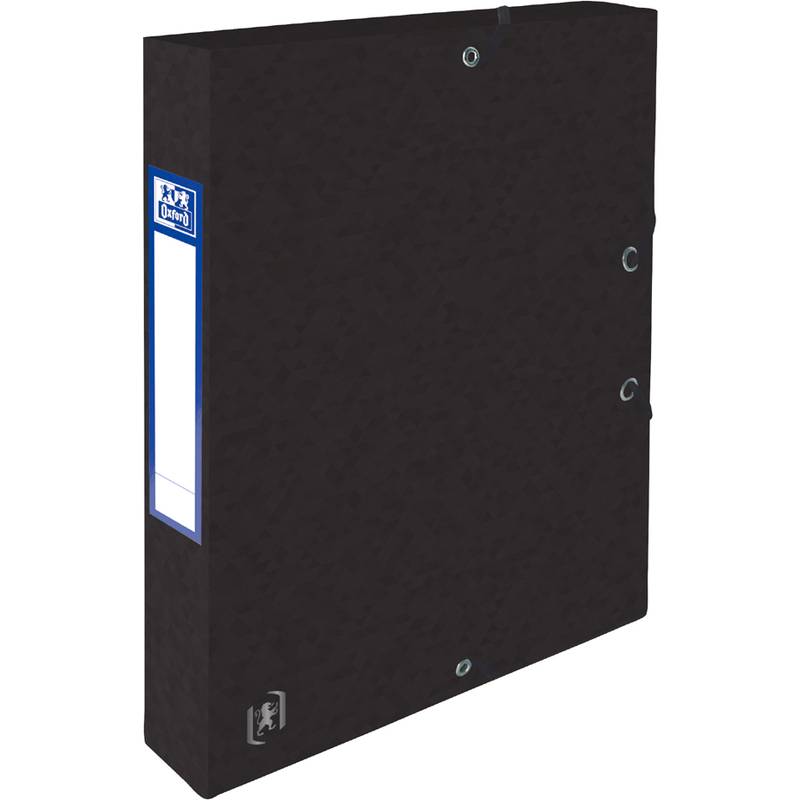 Sammelbox Top File+ A4 40mm 390g/qm Multistrat schwarz