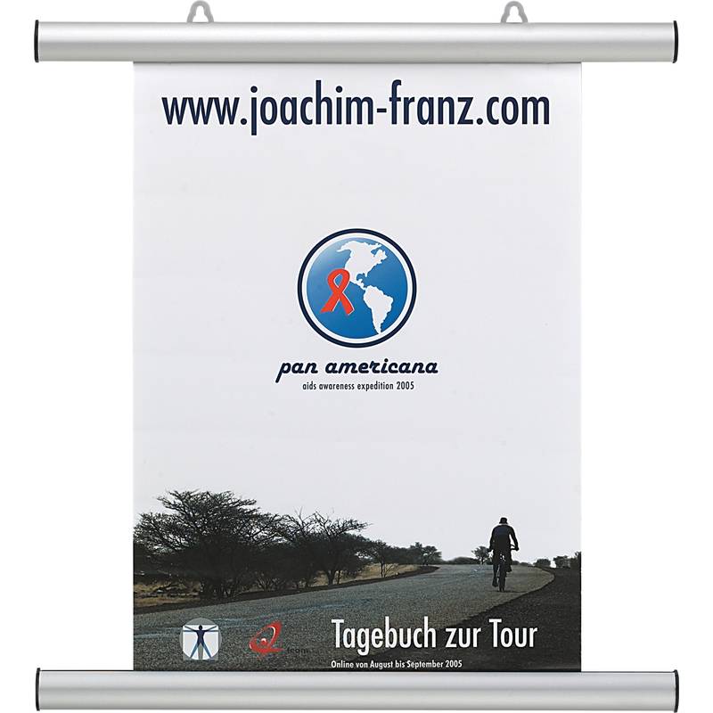 Posterschiene Aluminium 1005mm breit silber 2 Stück