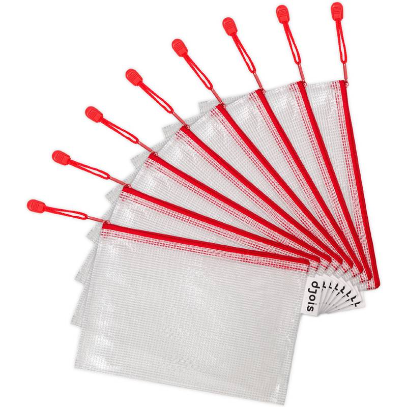 tarifold Reißverschlusstasche ZIPPER, DIN A5, PVC, rot (93509023)