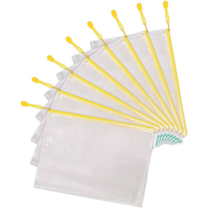 tarifold Reißverschlusstasche ZIPPER, DIN A4, PVC, gelb (93509004)