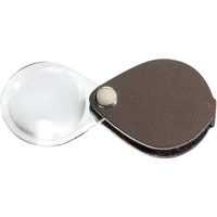 Eschenbach 1740460 Leder-Einschlaglupe Vergrößerungsfaktor: 3.5 x Linsengröße: (Ø) 60mm Braun Eschenbach 1740460 Leder-Einschlaglupe Vergrößerungsfaktor: 3.5 x Linsengröße: (Ø) 60mm Braun