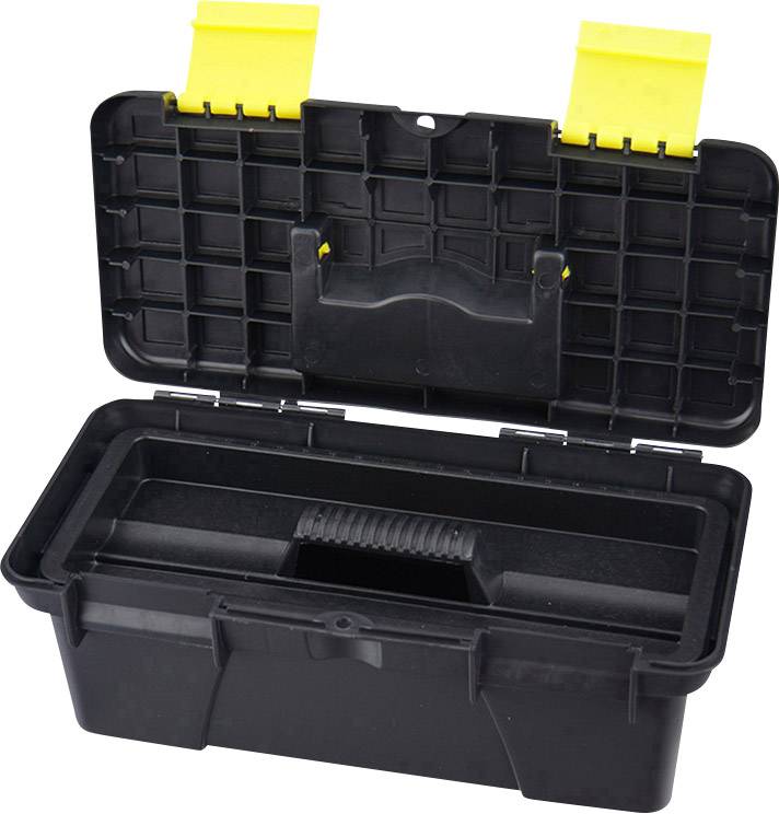 Donau Elektronik RB25 Werkzeugkasten unbestückt Kunststoff Schwarz, Gelb