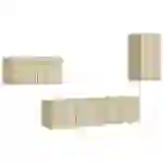 vidaXL 4-tlg. TV-Schrank-Set Sonoma-Eiche Holzwerkstoff vidaXL 4-tlg. TV-Schrank-Set Sonoma-Eiche Holzwerkstoff