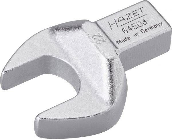 HAZET HAZET Einsteck-Maulschlüssel 6450D-22 ? Einsteck-Vierkant 14 x 18 mm ? Außen-Sechskant Profil ? 22 m 6450D-22