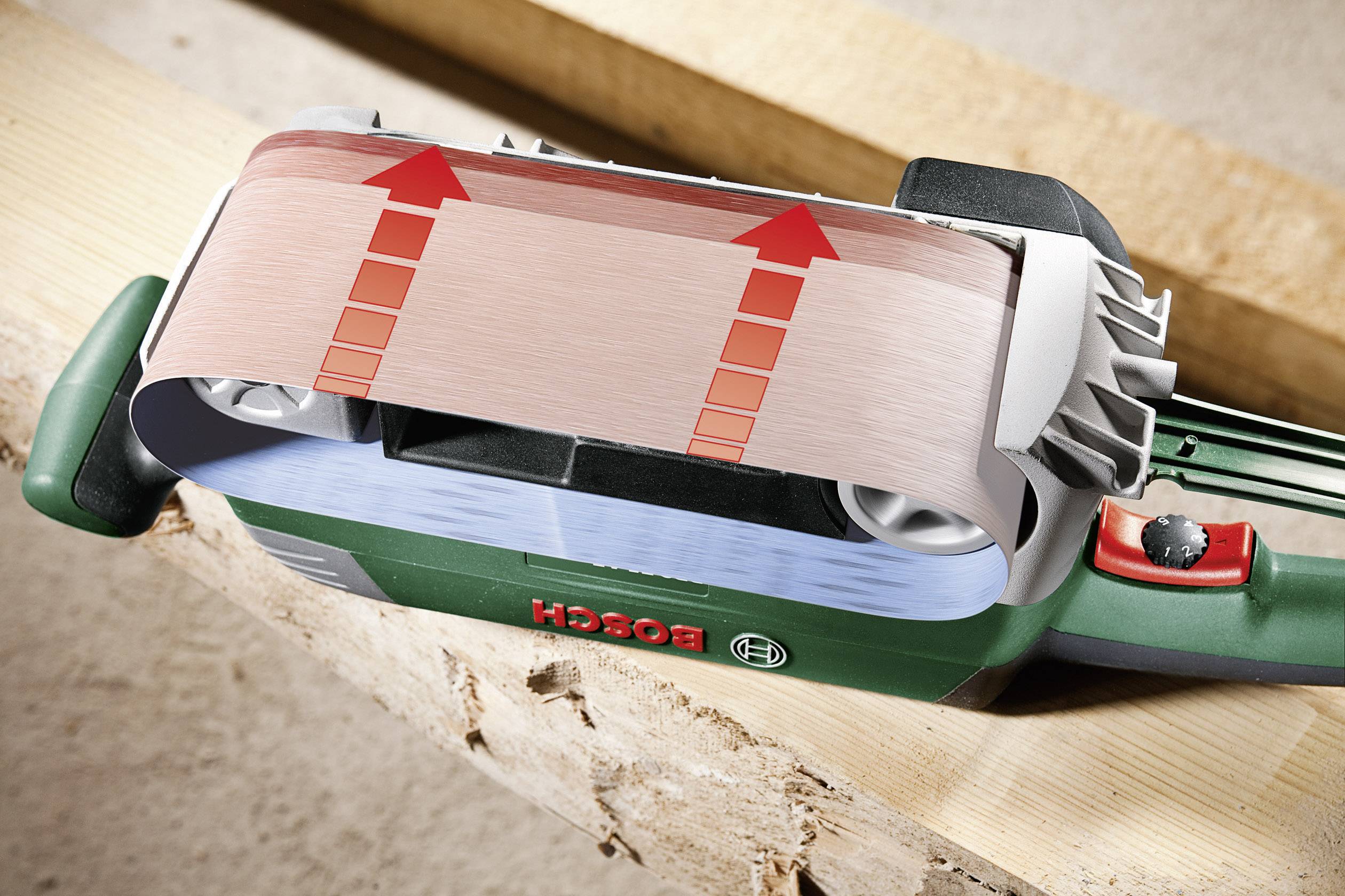 Bosch Home And Garden Home And Garden 06032A1020 PBS 75 A Set Compact Belt Sander, 710 W - View #11