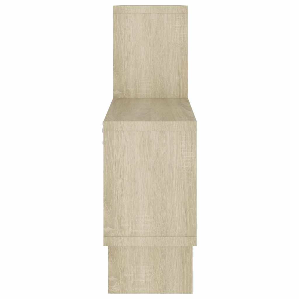 vidaXL Wandregal in Autoform Sonoma-Eiche 82x15x51 cm Holzwerkstoff