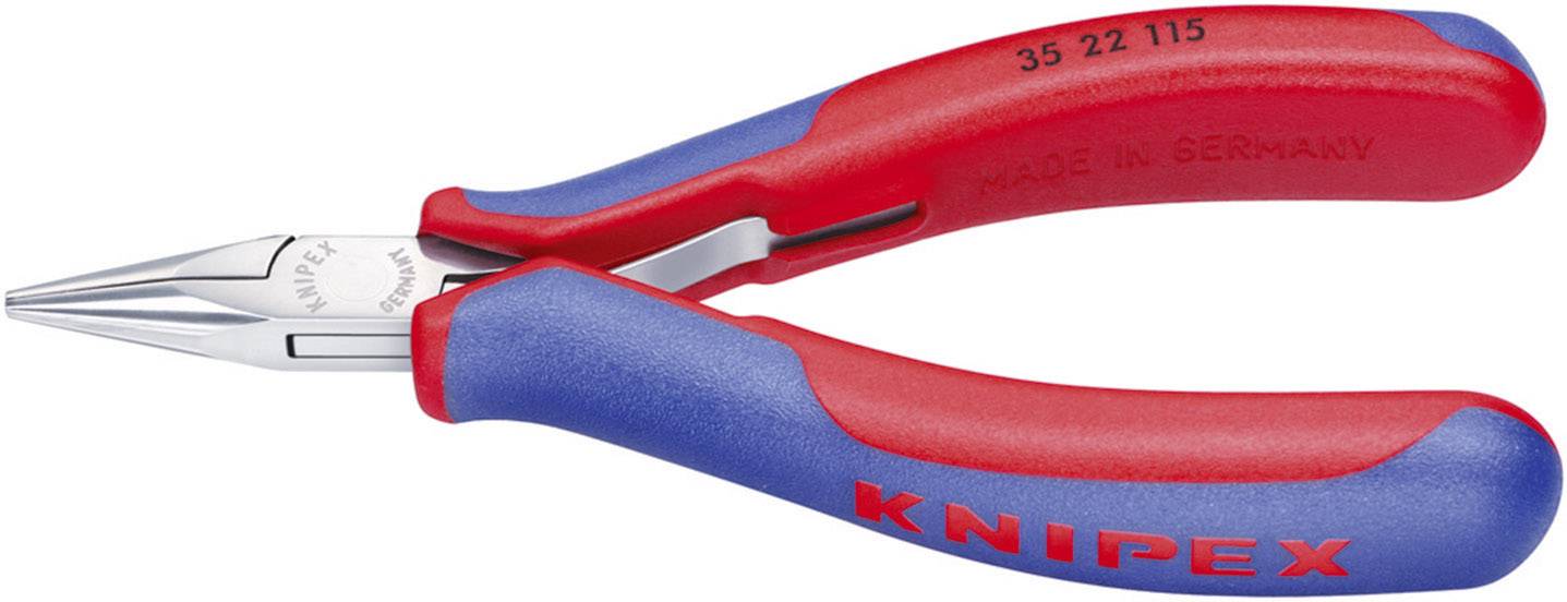 Knipex Elektronik- u. Feinmechanik Flachrundzange Gerade Werkzeugstahl 115 mm