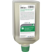 Körperreinigungslotion GREVEN® SOFT K 13587-004 Inhalt 2 l Ausführung parfümiert Gebinde Varioflasche geeignet für Spend Körperreinigungslotion GREVEN® SOFT K 13587-004 Inhalt 2 l Ausführung parfümiert Gebinde Varioflasche geeignet für Spend