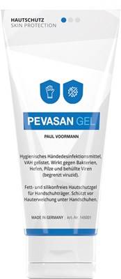 Handdesinfektion PEVASAN GEL 145001 Inhalt 100 ml Ausführung unparfümiert Gebinde Tube geeignet für Spender -