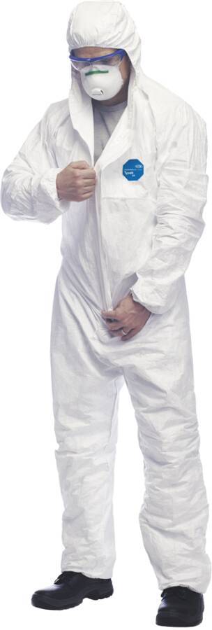 Tyvek® 500 Xpert D15359243 Größe M Farbe weiß Ausführung ohne Füßlinge Lieferumfang Eco-Pack