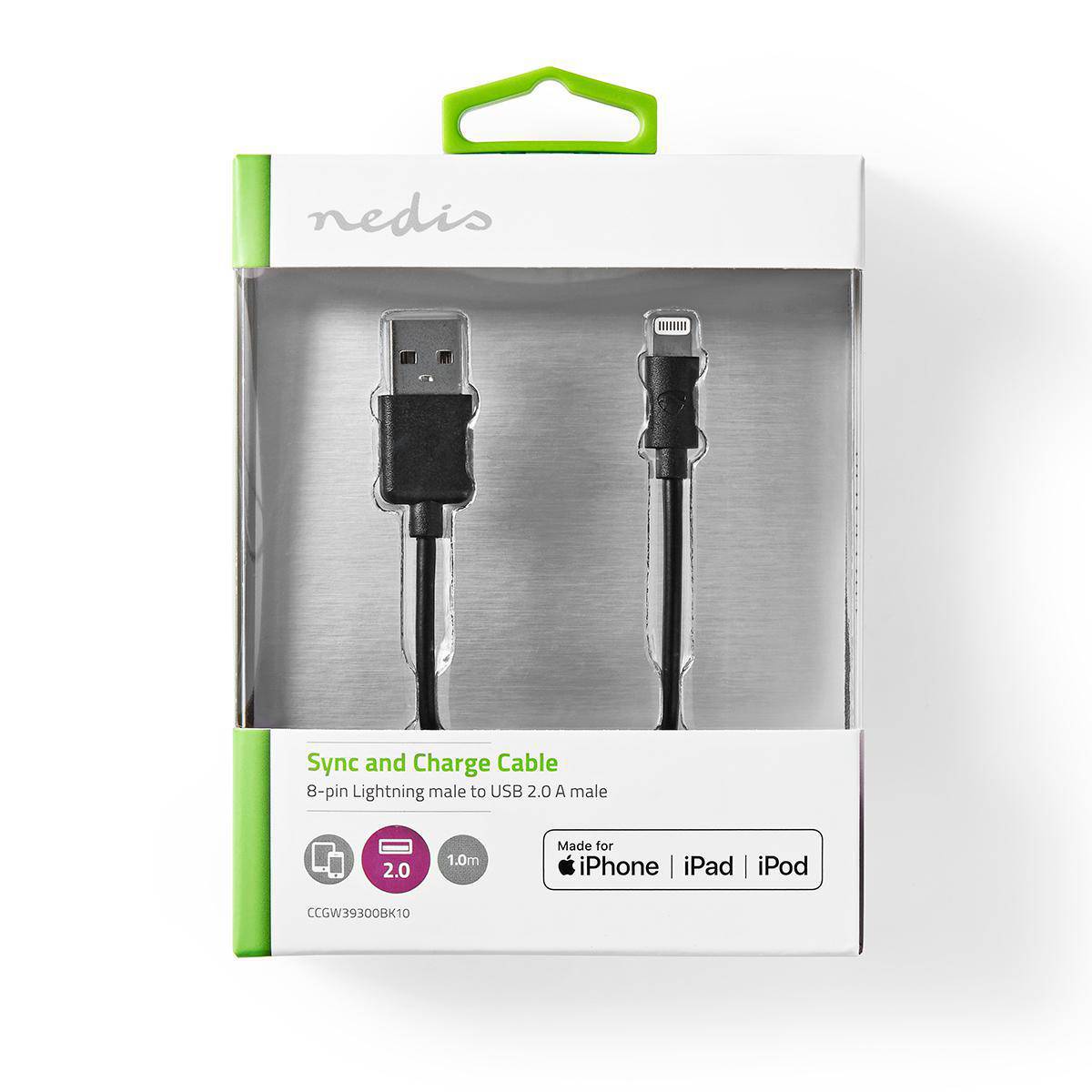 Nedis USB-Kabel | CCGW39300BK10 | Schwarz