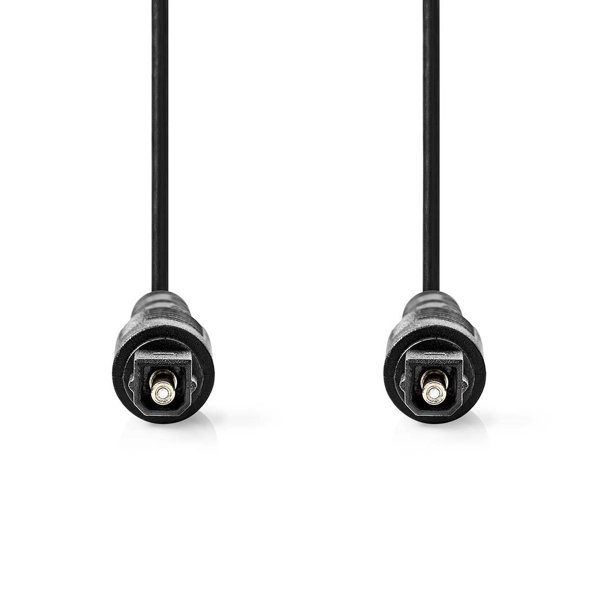 Nedis Optisches Audiokabel | CAGB25000BK50 | Schwarz
