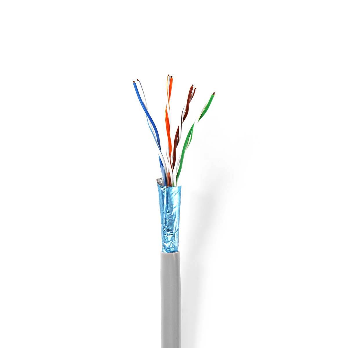 Nedis Netzwerk-Kabel Rollen | CCBGFTP5GY100 | Grau