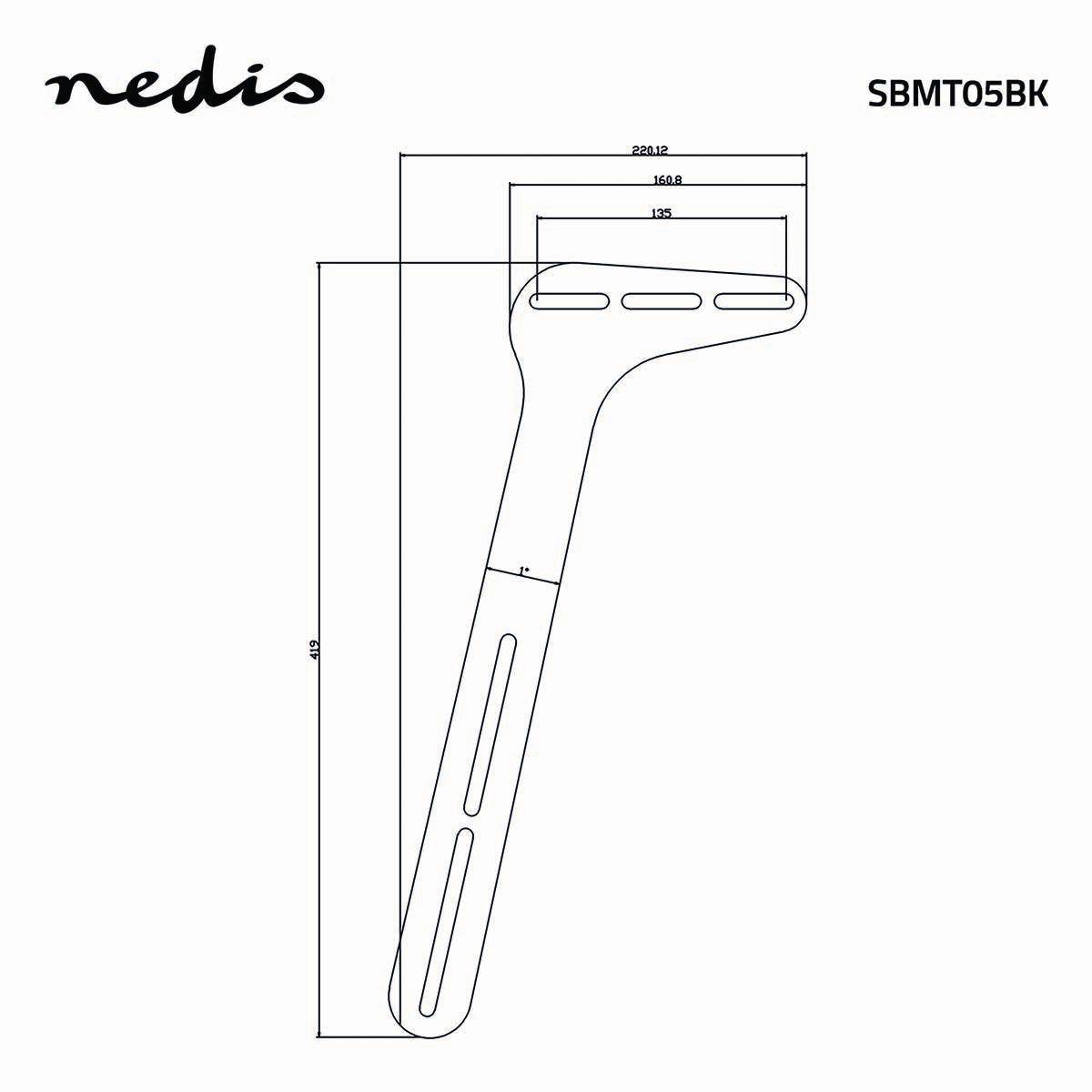 Nedis Soundbar Halterung | SBMT05BK | Schwarz