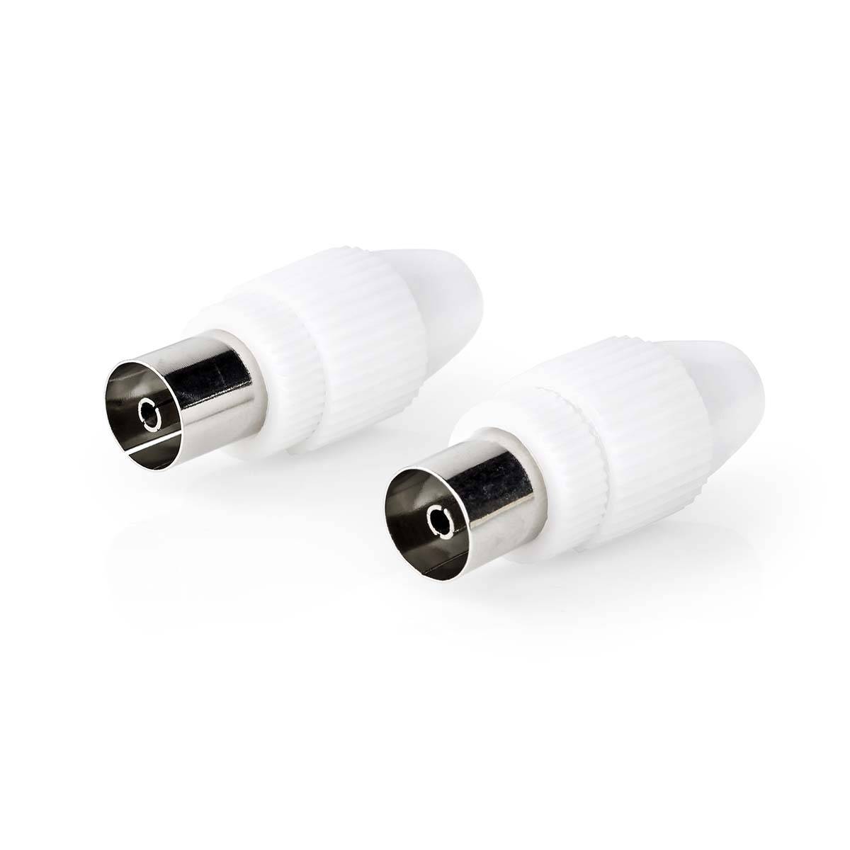 IEC Coax Connector Recht Female/Vernikkeld 75 Ohm Schroef Diameter - Kabel - Net