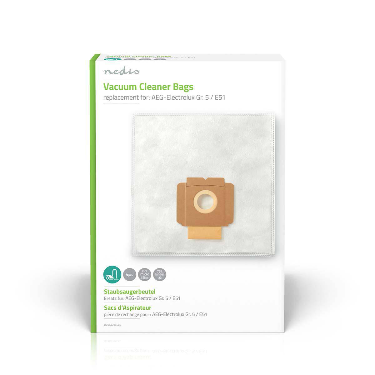 Staubsaugerbeutel| 4 Stück| Synthetik| Meist verkauft fuer Electrolux|