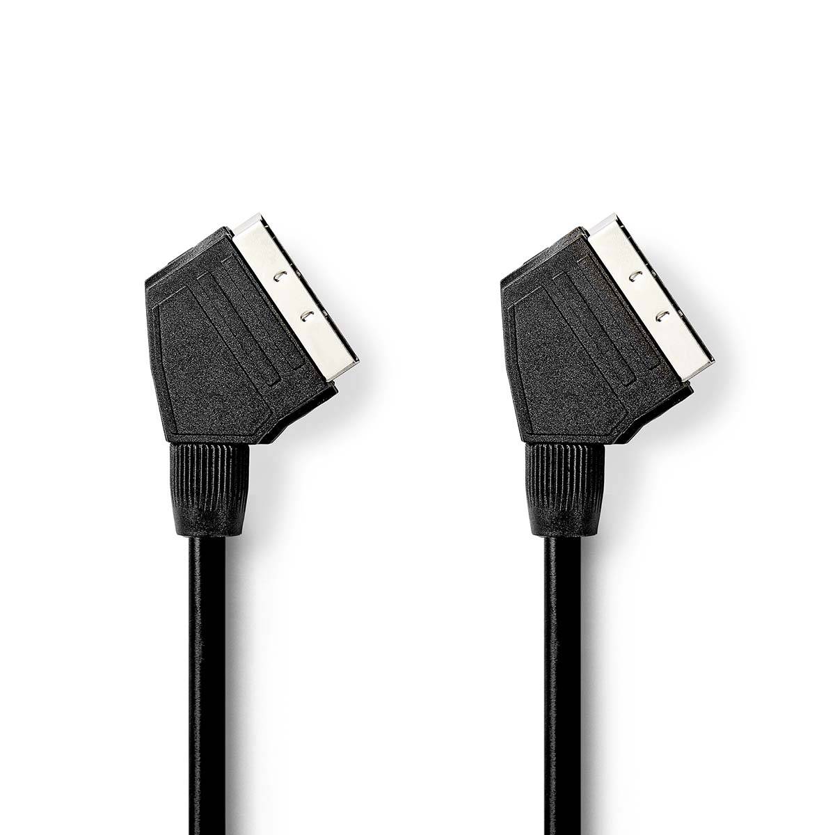 Nedis SCART-Kabel | CVGB31000BK20 | Schwarz