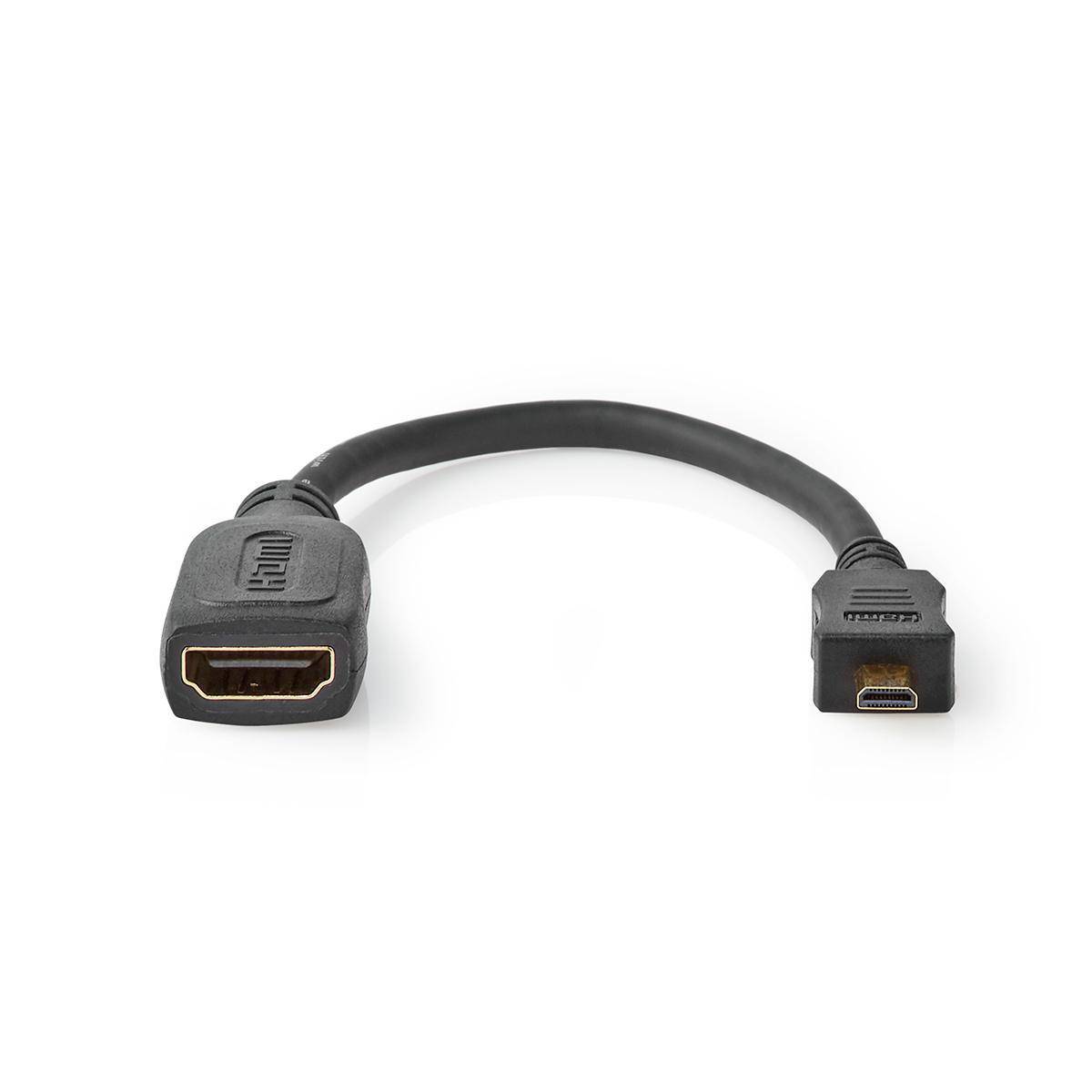 Nedis High Speed ​​HDMI Kabel mit Ethernet | CVGT34790BK02 | Schwarz