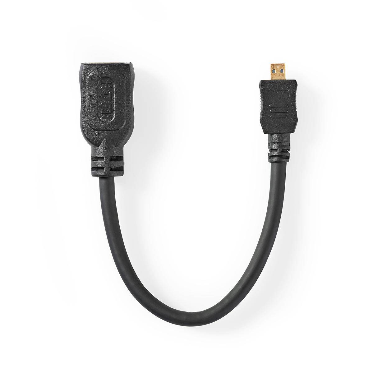 Nedis High Speed ​​HDMI Kabel mit Ethernet | CVGT34790BK02 | Schwarz