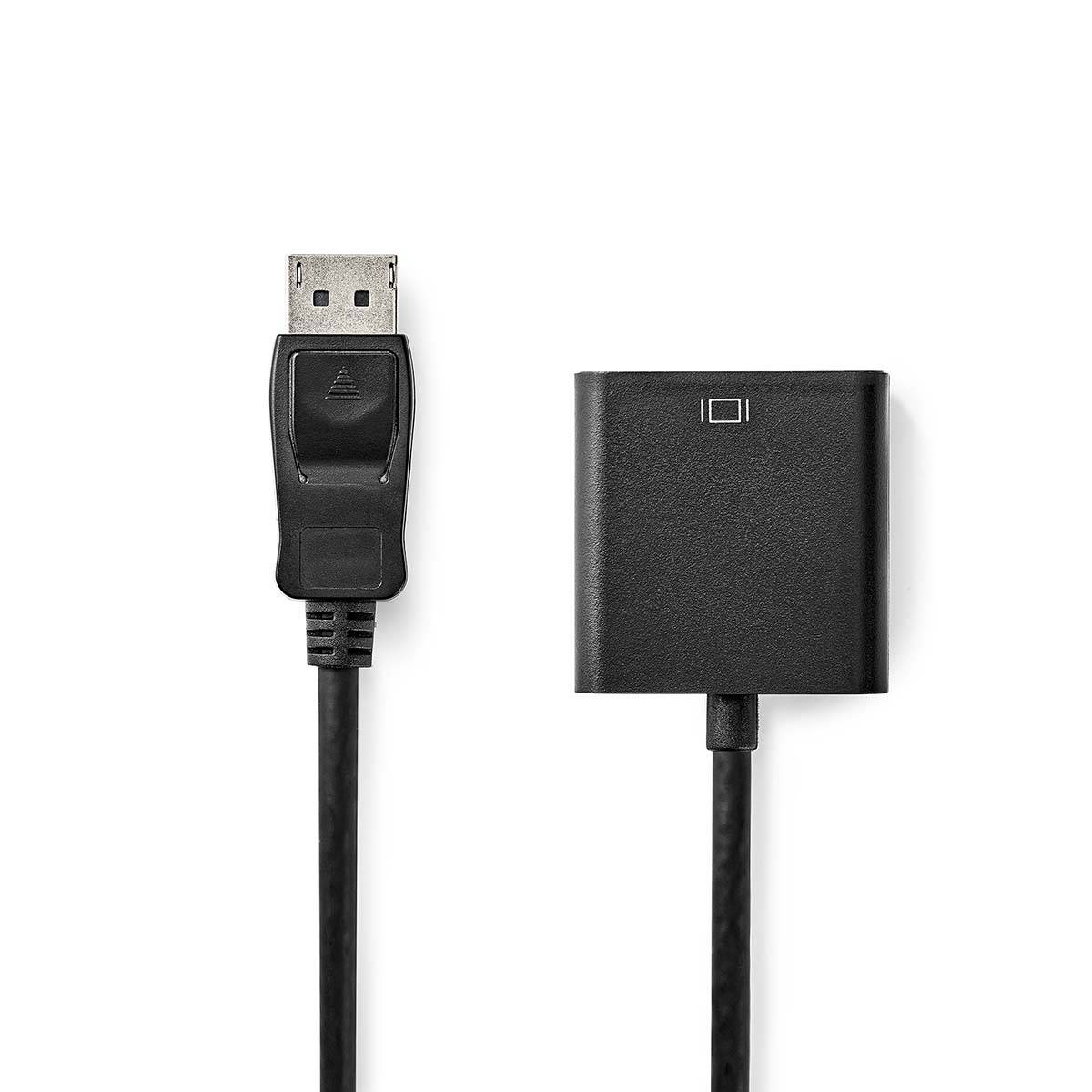Nedis Displayport-Adapter | CCGB37351BK02 | Schwarz