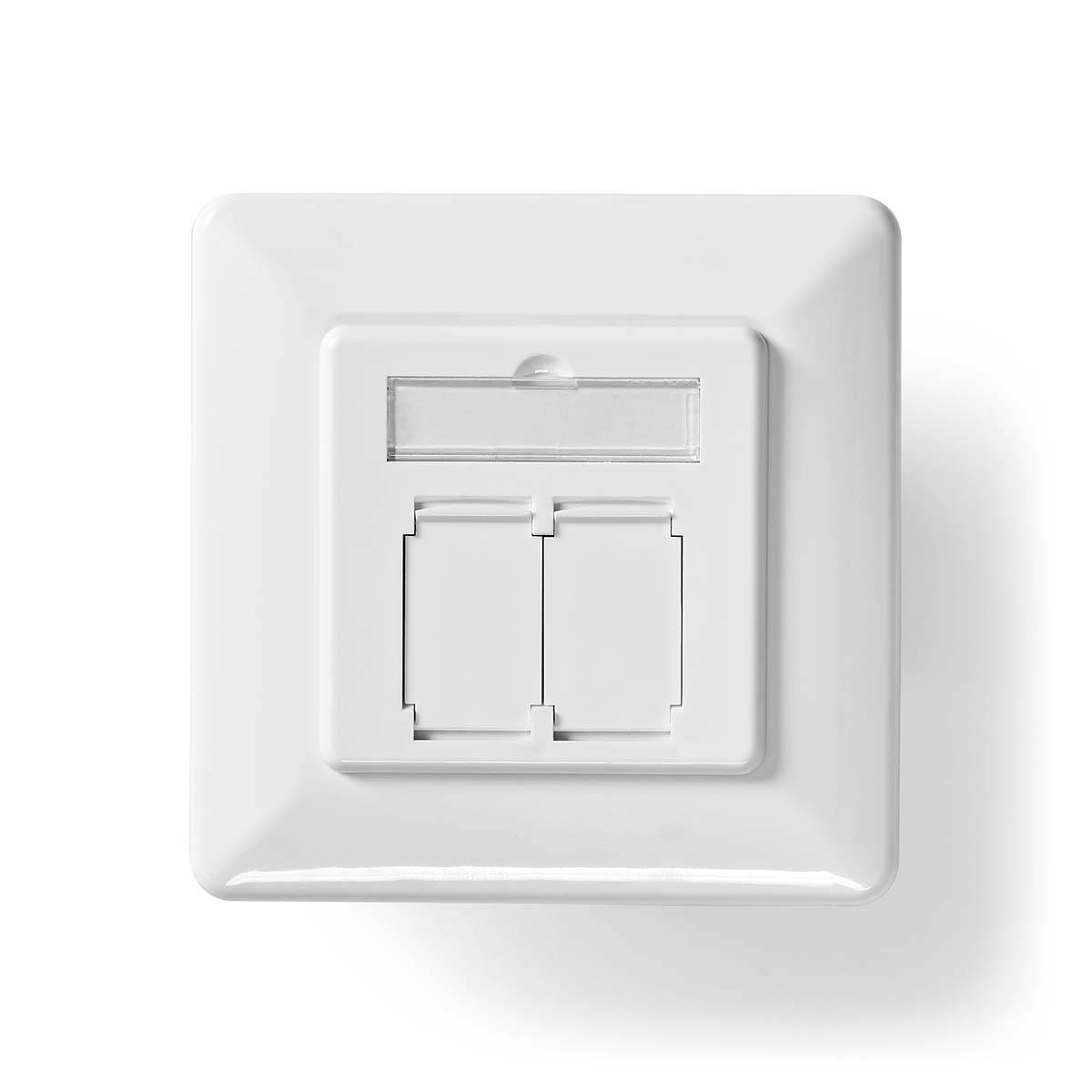 Nedis Netzwerk-Wanddose | CCBW89250IV | Weiss