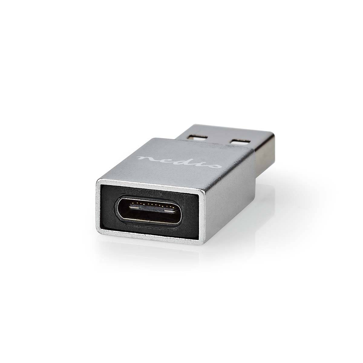 Nedis USB-A Adapter | CCGB60925GY | Schwarz