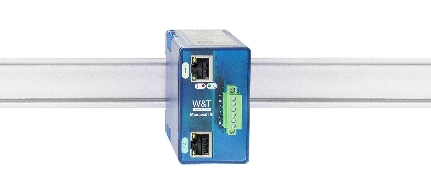Microwall IO - Sichere Kommunikation von Maschinen und Anlagen