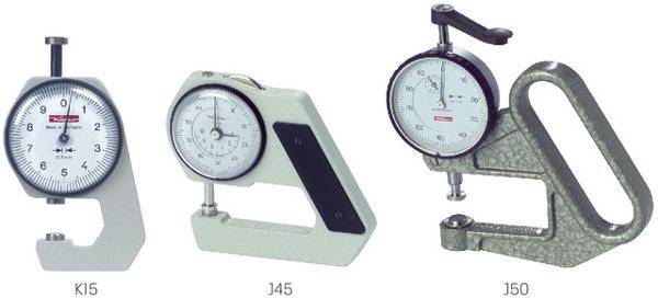 Dickenmessgerät 20045 Typ K15/2 Bügeltiefe 15 mm Messspanne 20 mm Skalenteilungswert 0,1 mm
