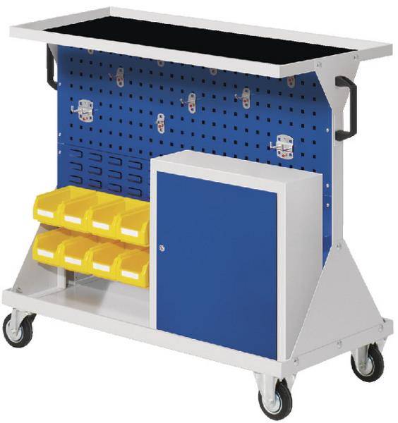 760631169 0302,Werkstückwagen RasterMobil Gummimatte,Hängeschr.7035/5010