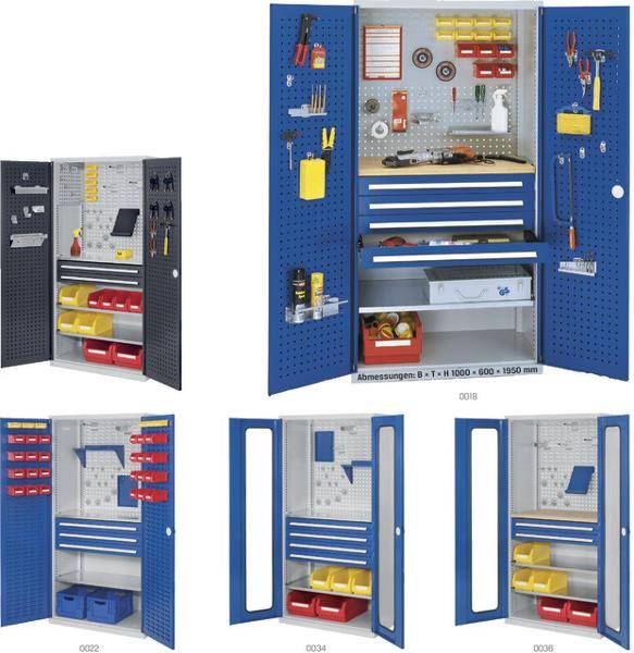 RasterPlan Schubladenschrank, Modell 24 RAL 7035