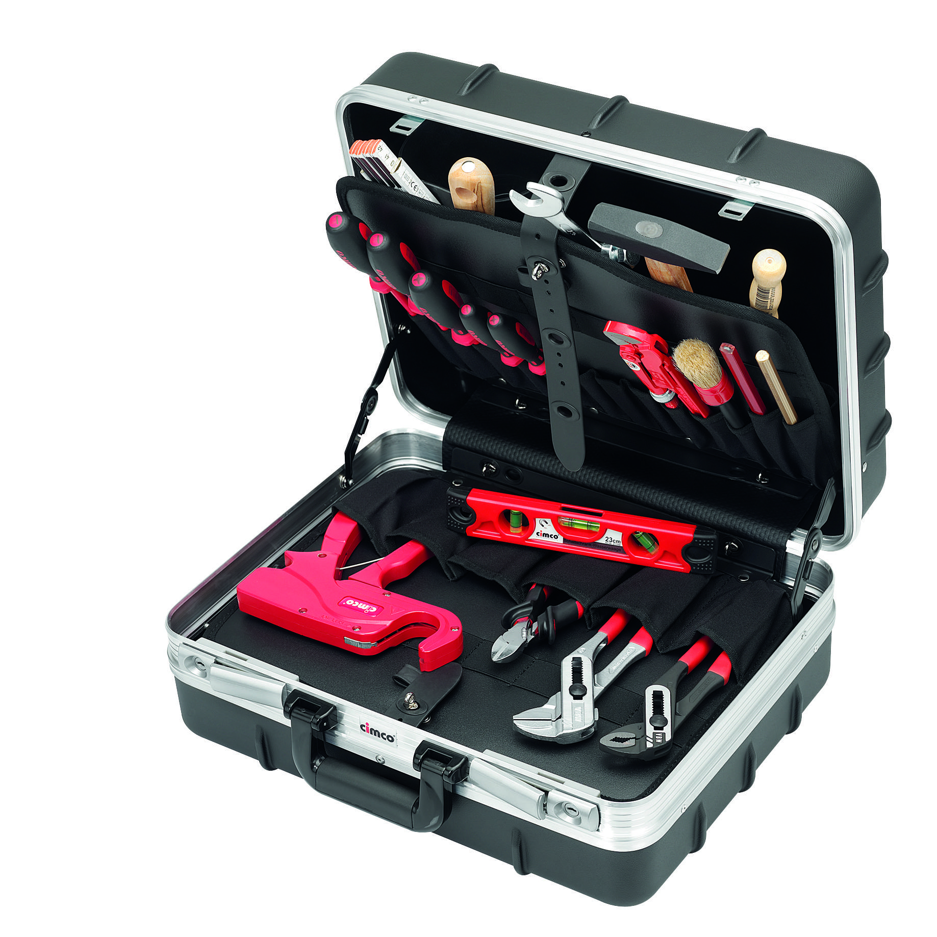 Cimco Lehrlingskoffer Sanitär 170528 Sanitär Werkzeugkoffer bestückt (L x B x H) 365 x 455 x 205 mm