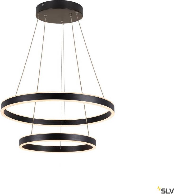 SLV LED-Pendelleuchte sw 2700/3000K 1004765