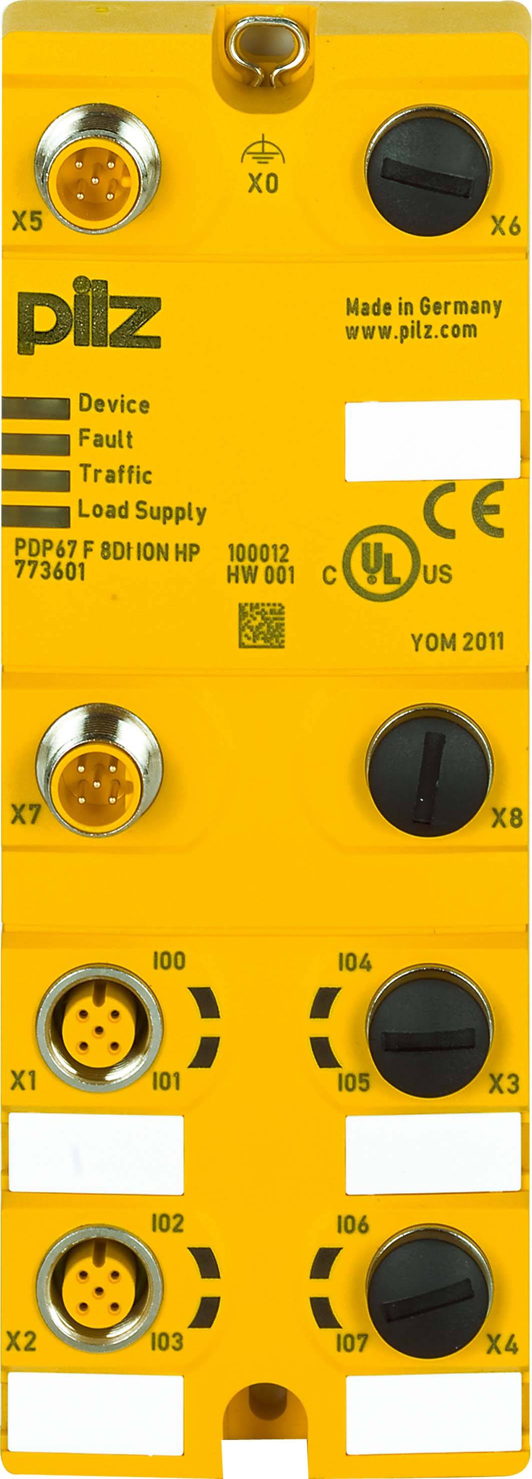 Pilz Sicherheitssteuerung 8 Eingänge / 8 Ausgänge 24V LED Kat. 4