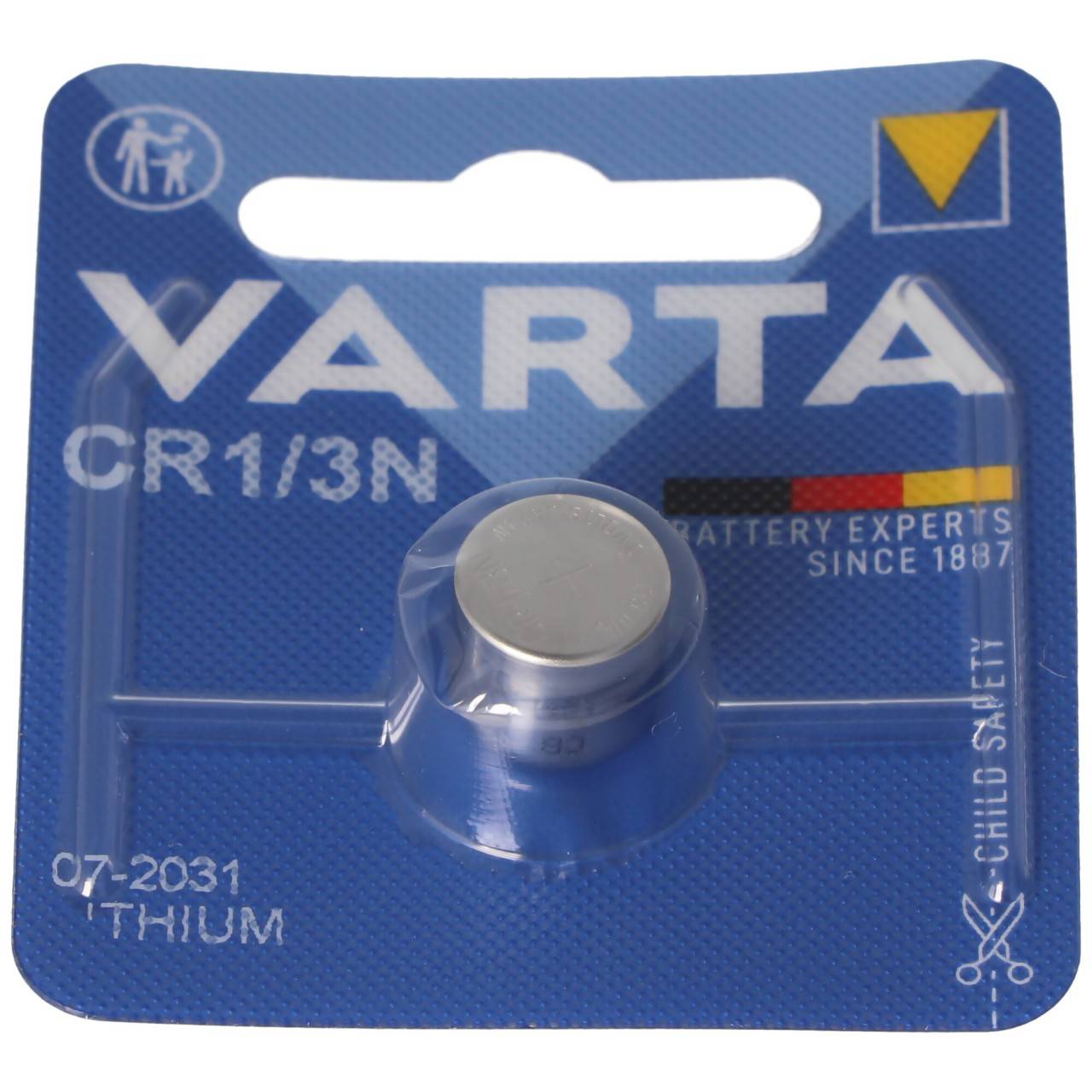 Varta Knopfzelle CR 1/3 N 3 V 1 St. 170 mAh Lithium LITHIUM Coin CR1/3N Bli 1