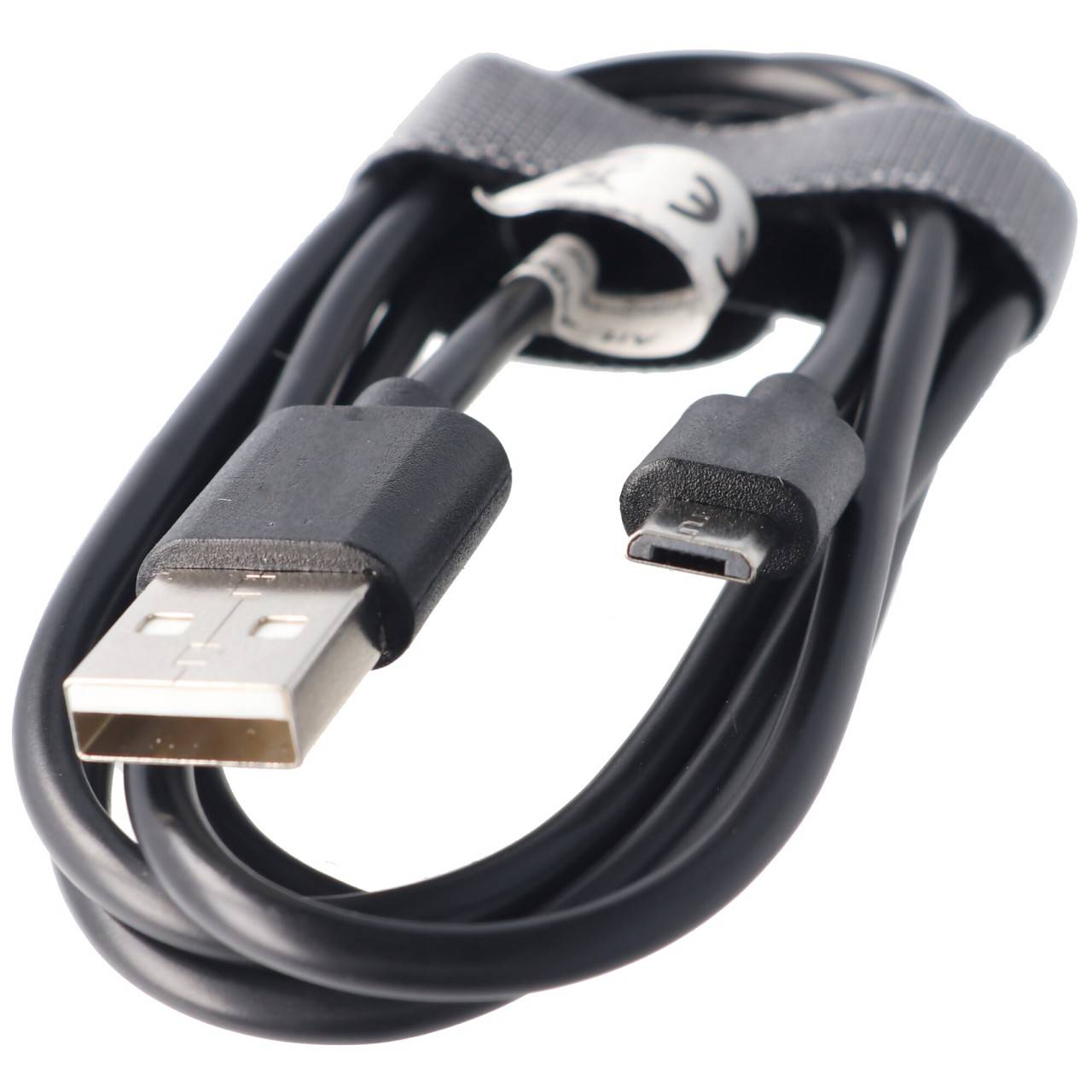 Goobay 46800 USB A auf Micro USB Kabel / Highspeed 480 Mbits Handy Ladekabel / USB 2.0 Typ B Adapterkabel / Schwarz / 1m