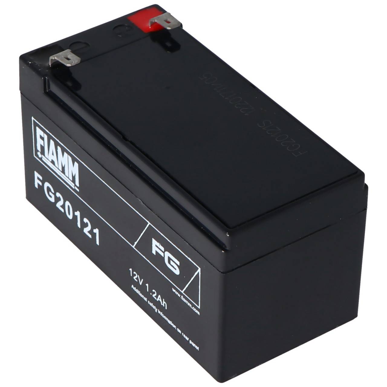 Fiamm FG20121 Akku 1200mAh Blei Akku 12 Volt mit 1200mAh, 2mal 4,8mm Steckkontakte