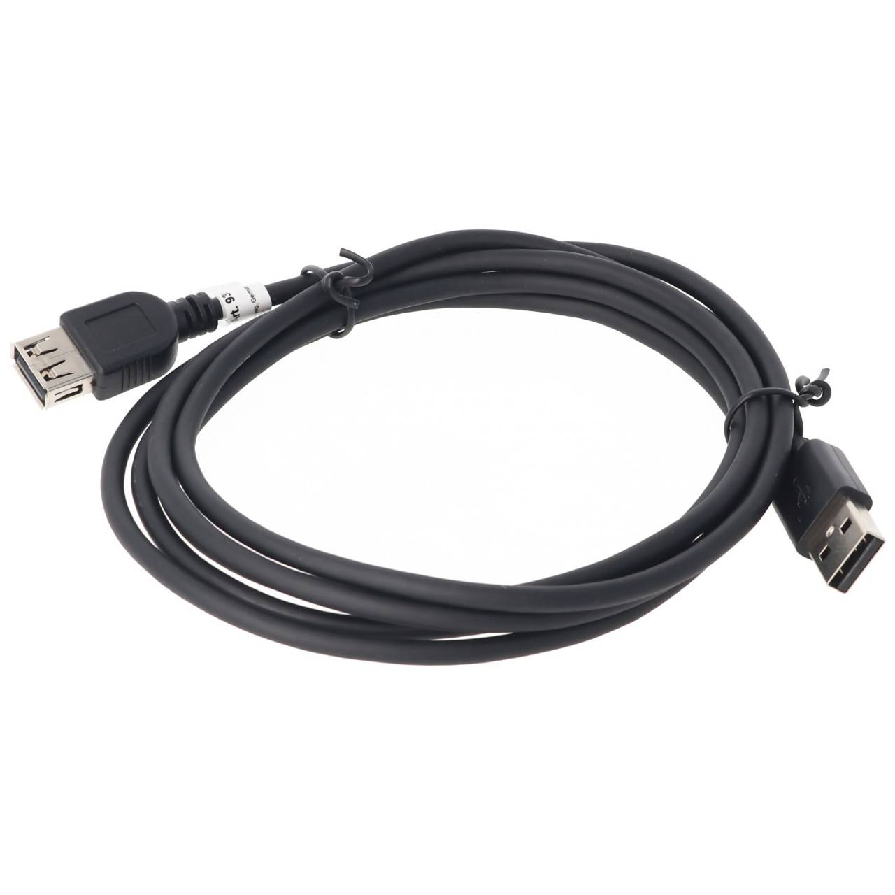 Goobay 93599 USB A 2.0 Highspeed Verlängerungskabel / Handyladekabel 480 Mbits / USB Kabel verlängern / Schwarz / 1,8m