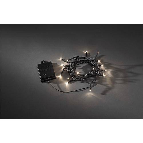Konstsmide 3722-100 Micro-Lichterkette Außen batteriebetrieben Anzahl Leuchtmittel 20 LED Warmweiß