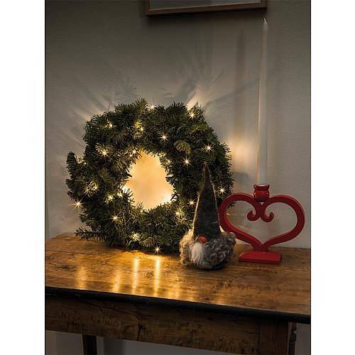 Micro LED-Lichterkette 35 flg. ww, grünes Kabel 6352-120