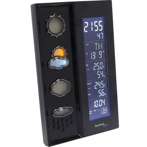 WS 6650 - Moderne Wetterstation mit farbig leuchtenden Wettersymbolen