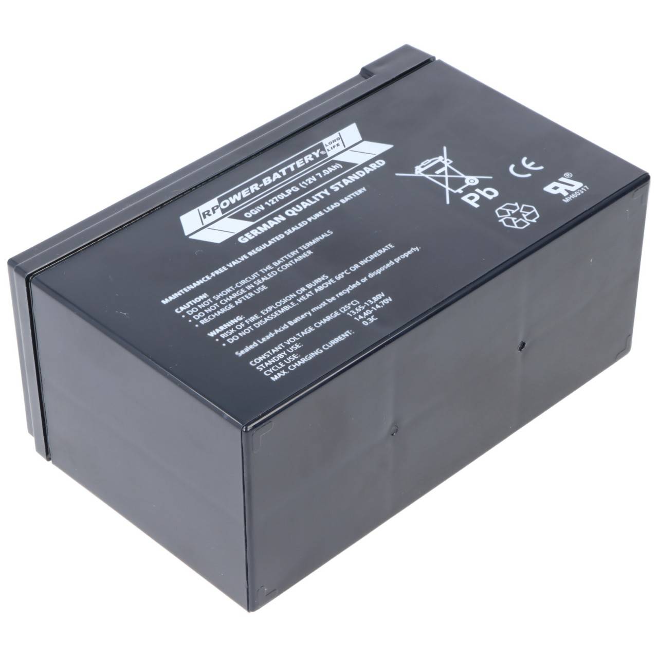 RPower OGiV1270LP 12V 7Ah Longlife Bleiakku AGM Blei Gel Akku
