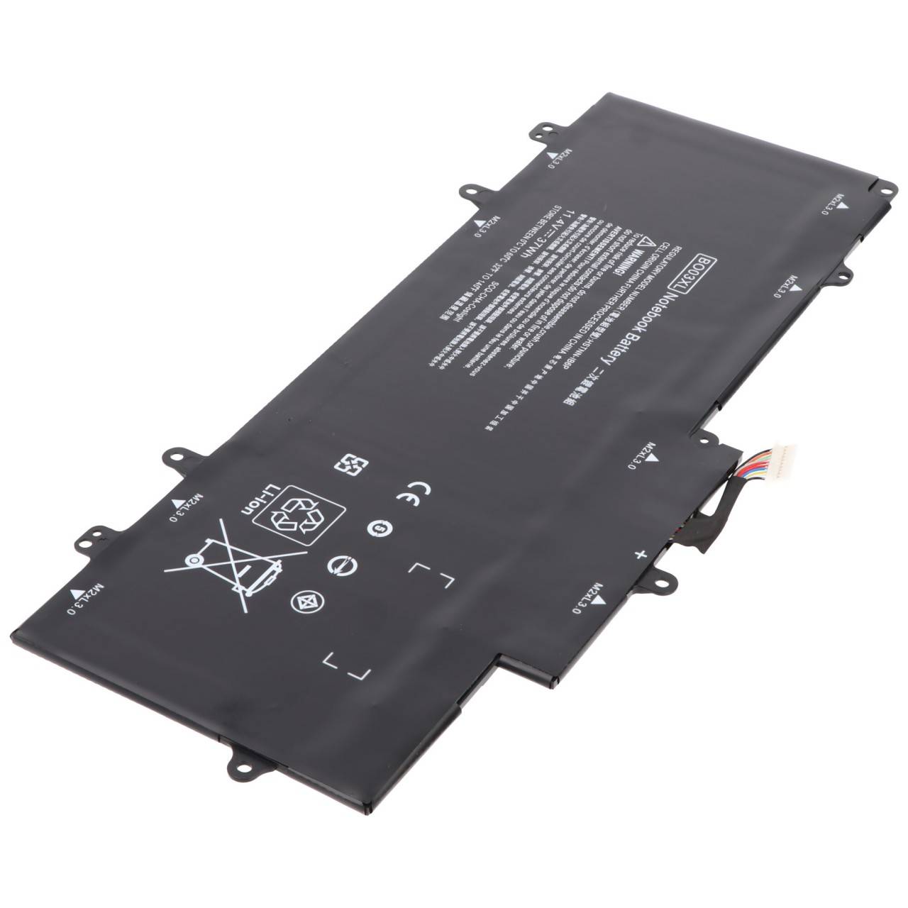 Akku passend für HP Chromebook 14 G3, Li-Polymer, 11,4V, 3250mAh, 37Wh