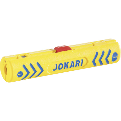 Jokari 30600 Secura Coaxi No.1 Dénudeur de câble adapté pour câbles coaxiaux, Câbles ronds en PVC 4.8 à 7.5 mm RG58, RG59