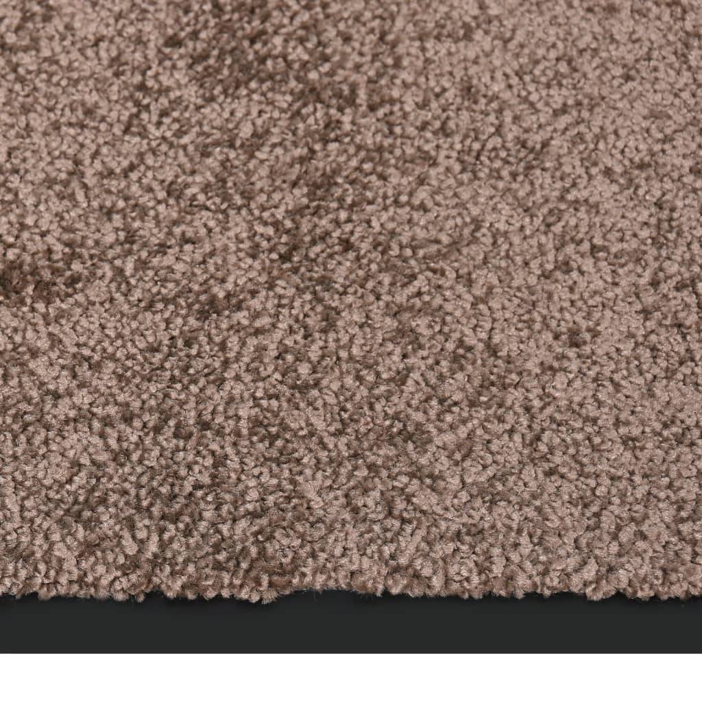 vidaXL Fußmatte Braun 80x120 cm