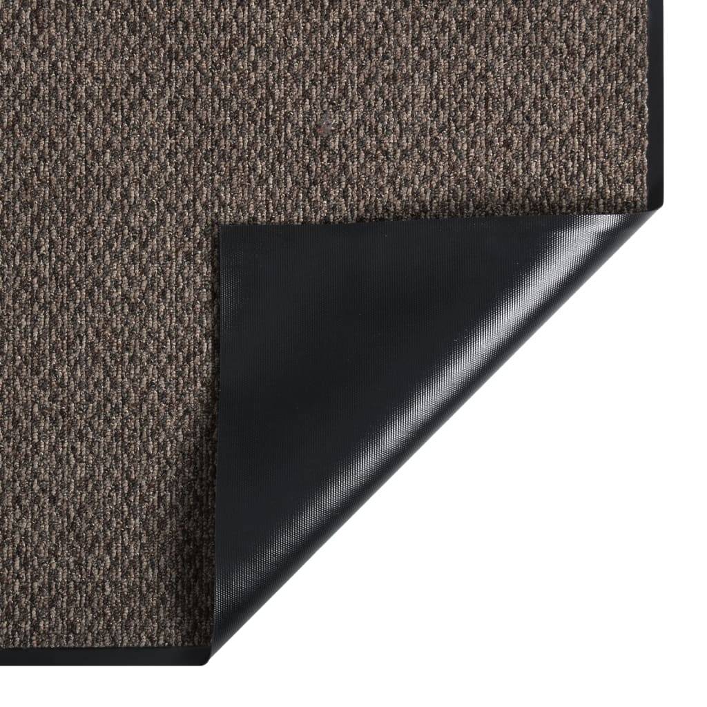 vidaXL Fußmatte Beige 80x120 cm