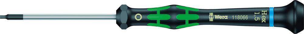 Elektronik- Schraubendreher Innensechskant 1,5mm Wera - Artikel: 4013288032102