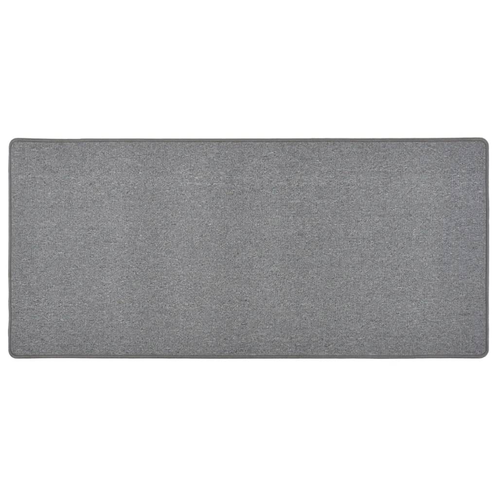 vidaXL Teppichläufer Dunkelgrau 80x150 cm